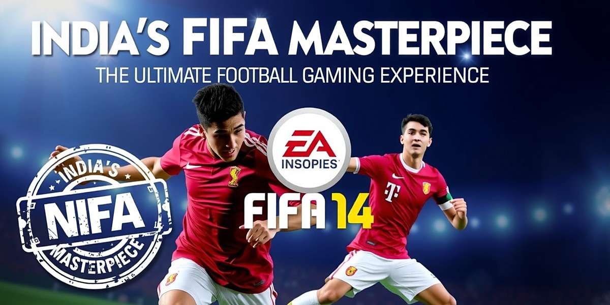 India's FIFA Masterpiece game cover showing Indian football players in action with India's FIFA Masterpiece watermark